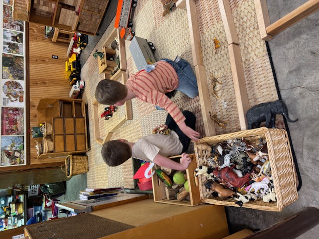 Children playing and learning at Millersburg Preschool